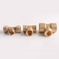 Brass Press Water Heating Pipe Fittings Press Equal Tee Fittings For Pex And Floor Heating Pipe